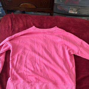 Time and Tru Pink Crew Neck Sweater